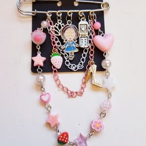 Handmade Hachi NANA Komatsu Anime Safety Pin Brooch